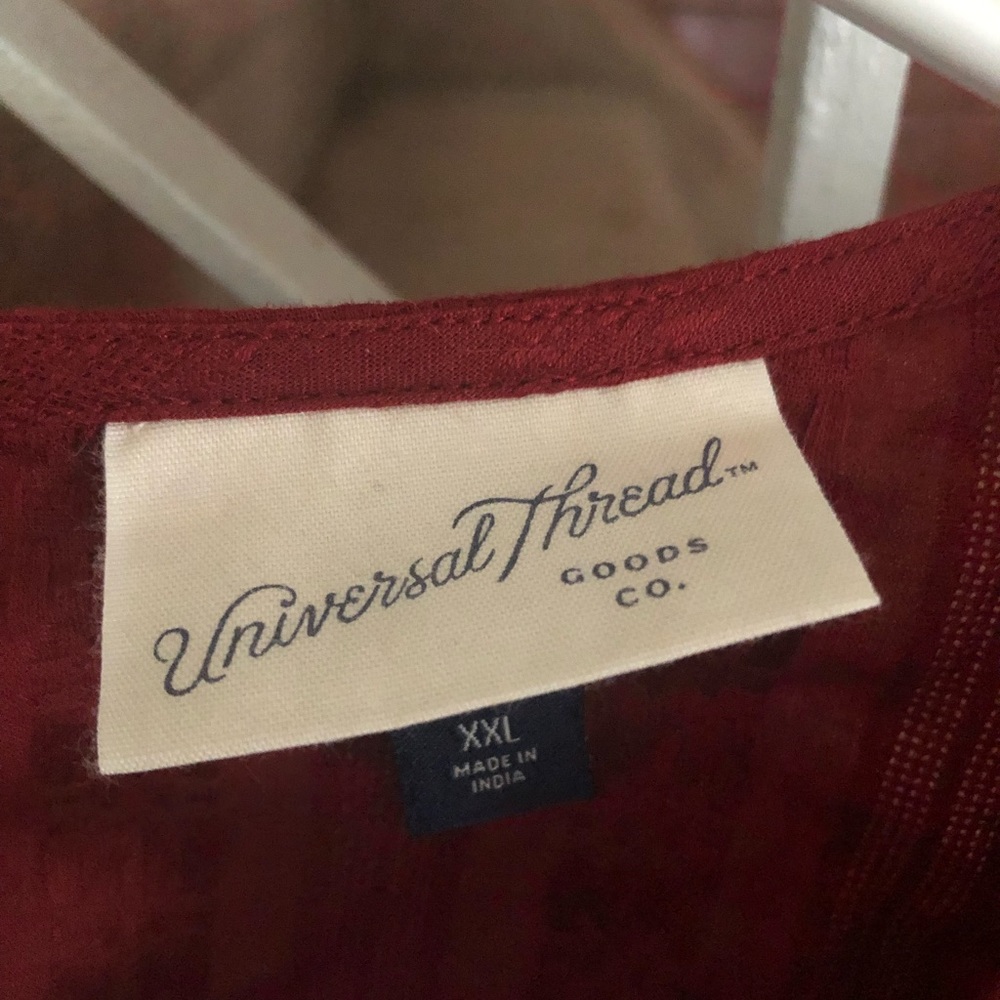 Universal Thread Red Blouse (plus size)